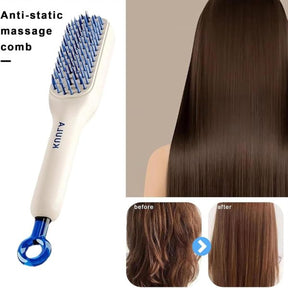 Self Cleaning Hair Brush, One-click Cleaning Telescopic Hair Comb